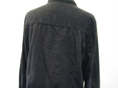 Andrew & Company Black Corduroy Jacket Womens Sz L  