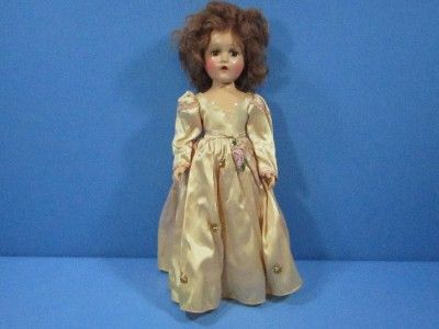 1948 VINTAGE MADAME ALEXANDER COMPOSITION DOLL 18 DOLL EYES OPEN 