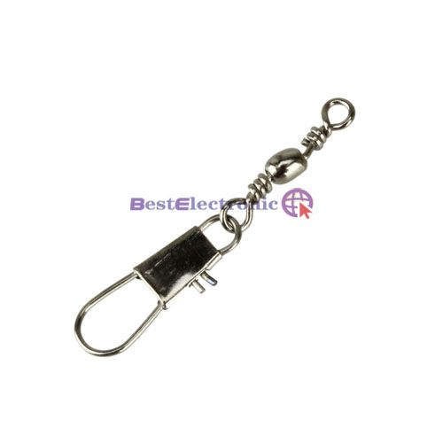   Barrel Bearing Swivel Solid Rings Fishing Line Connector #14 +B  