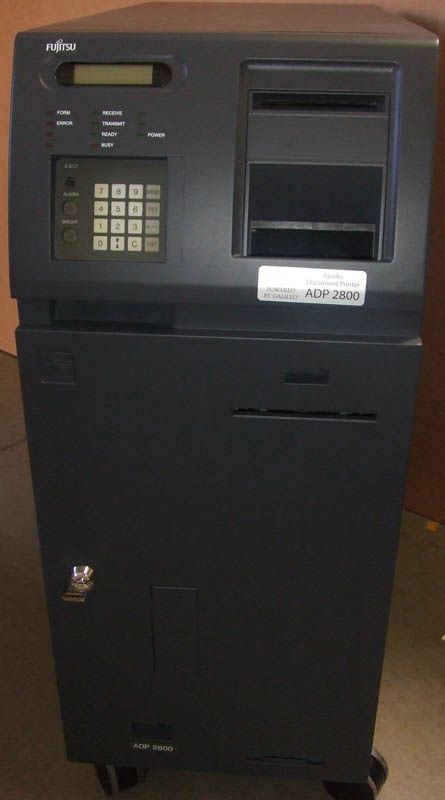 FUJITSU TICKET PRINTER PN ADP2800  