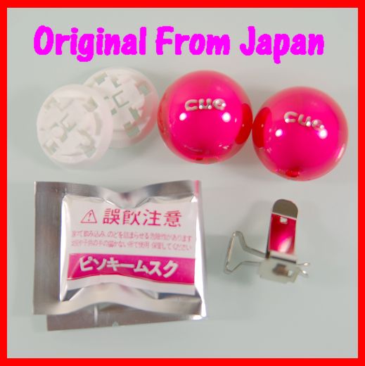 Cue Blue Car Air Freshener Ball on Vent Japan EasyUse  