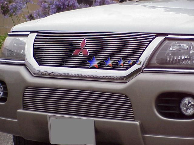 Chrome Billet Grille   Upper   01 04 Mitsubishi Montero Sport  