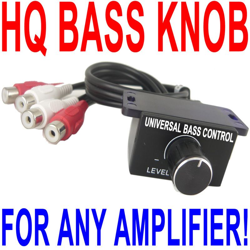 HQ ANY ALL CAR AMP REMOTE LEVEL CONTROL BASS KNOB RLC  