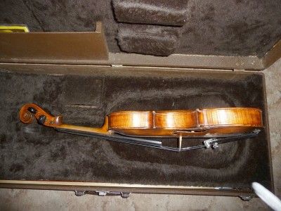 ANTIQUE HOPF GERMAN VIOLIN 4/4 SIZE, NICE RESONANCE WITH CASE  