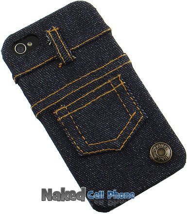 NEW SKINNY JEANS DENIM HARD CASE FOR APPLE iPHONE 4 4S  