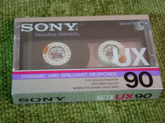   EARLY 80S SEALED BLANK AUDIO CASSETTE TAPE. NEW , UNOPEN CONDITION