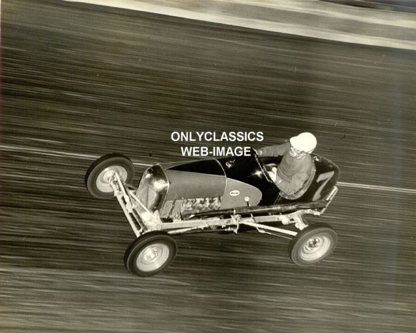 1935 CONEY ISLAND BOARD TRACK  MIDGET AUTO RACING PHOTO  