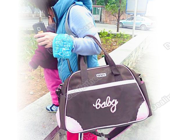 Style Multi Function extra large Baby Diaper Nappy Changing Bag 4Pcs 