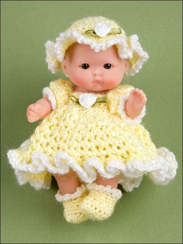 Itty Bitty Dress Up Fashions Doll Crochet Patterns 5 Lots To Love 