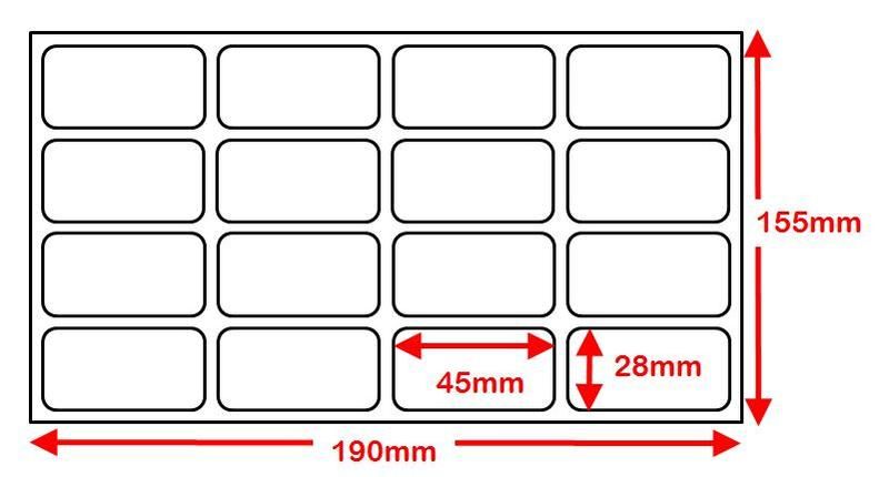   SELF ADHESIVE LABEL Blank Address Sticker Sheet Sticky Note Matt Paper