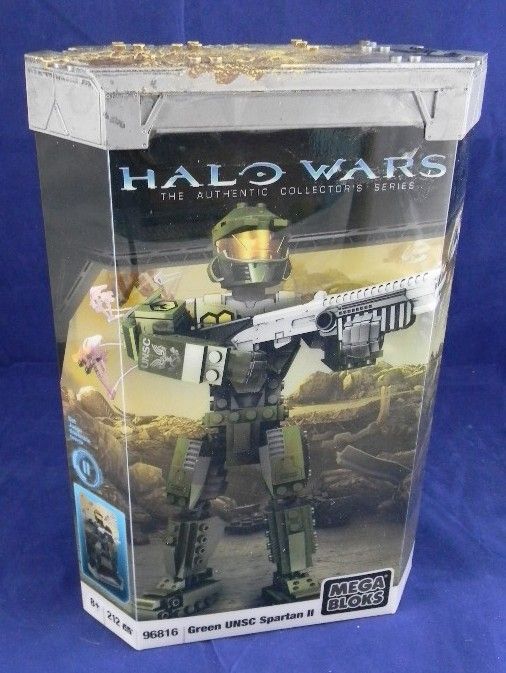 HALO WARS GREEN UNSC SPARTAN II MEGA BLOCKS 96816  