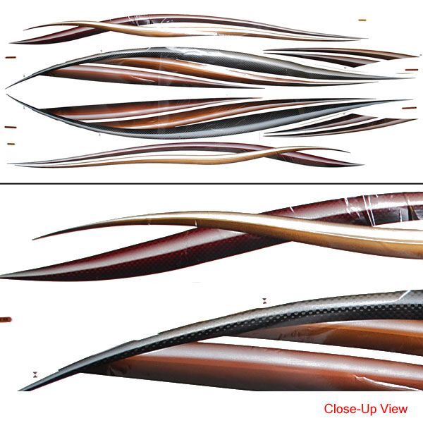 CRESTLINER 06 PONTOON FRONT HULL SWEEP BOAT DECAL KIT  