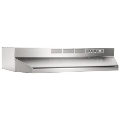 Broan 413004 30 2 speed Range Hood Stainless Steel NonDucted NEW IN 