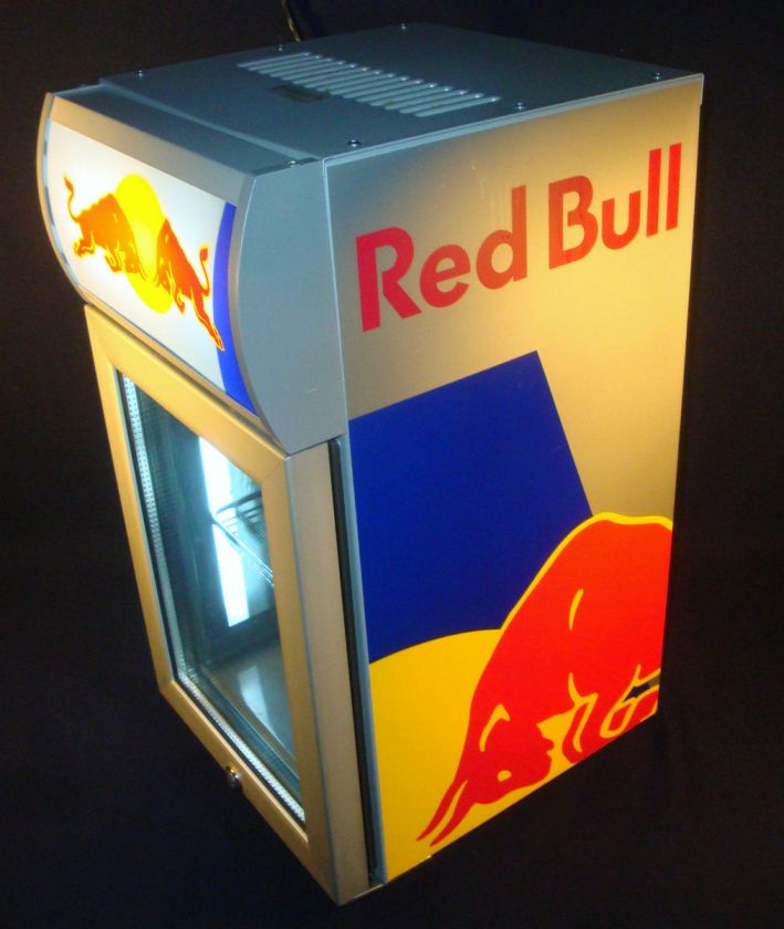 Counter top RED BULL BABY COOLER w/Dimming Lights  22H X 11.5W X 13 