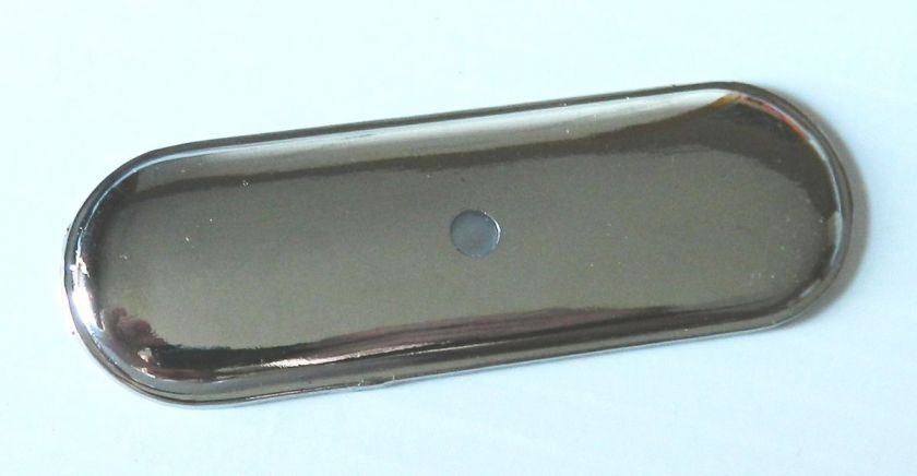   Chrome 3 Laurey Hardware 15626 Cabinet Handle Backplate  