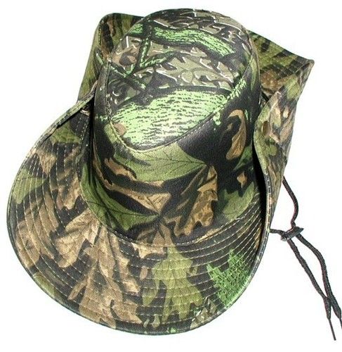 CAMO SAFARI ~AUSSIE OUTBACK~ BOONIE HAT/CAP Jungle  