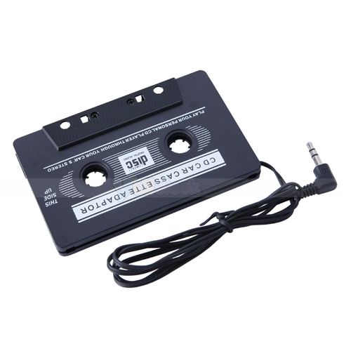 Car Cassette Tape Adapter for iPod Nano CD MD  Converter Deck 