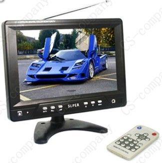 3IN1 9.2 Car TV AV VGA PC LCD Monitor Remote Control  