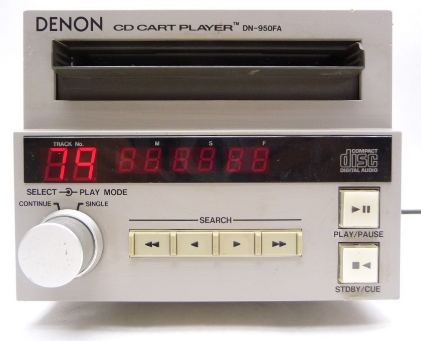 DENON DN 950FA CD CART CARTRIDGE BROADCAST PLAYER INTERFACE DN 950 FA 