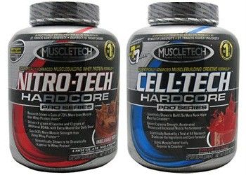 MUSCLETECH NITRO TECH PRO / CELL TECH PRO STACK. SALE  