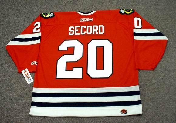 AL SECORD Chicago Blackhawks 1983 Away Jersey XL  