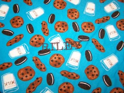 MILK & COOKIES OREO CHOCOLATE CHIP BLANKET PERSONALIZE  