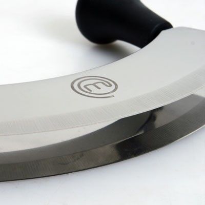 NEW MasterChef Mezzaluna Chopper & Board 2 Blade Cutter  