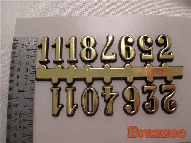 These numbers are the perfect size for our USA Clock Kits.