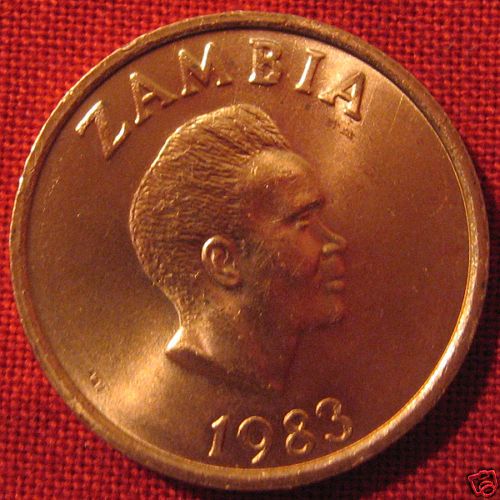 1983 ZAMBIA TWO 2 NGWEE LIFETIME COIN COLLECTION SALE  