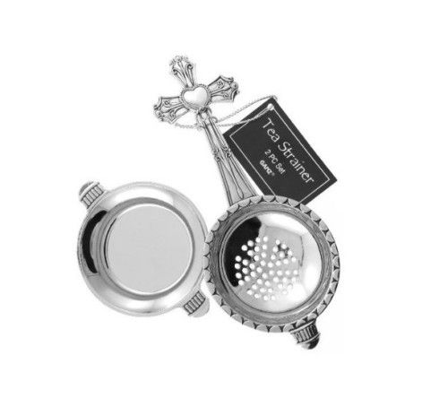 Cross Tea Strainer by Ganz  