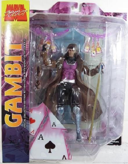 Marvel Select GAMBIT LONG HAIR VARIANT Diamond Select Action Figure 