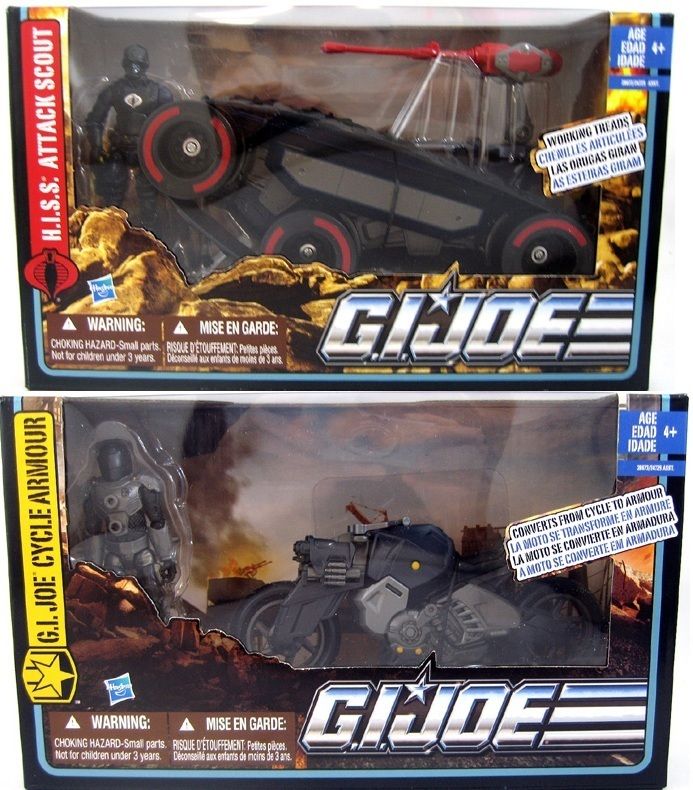   Vehicle HISS ATTACK SCOUT & ARMOUR CYCLE w/Driver & Ashiko Figure