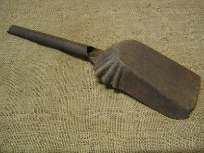 Vintage Metal Fire Coal Shovel  Antique Old Metal Iron  