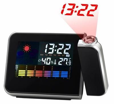 DIGITAL WEATHER FORECAST SNOOZE FUNCTION ALARM CLOCK  