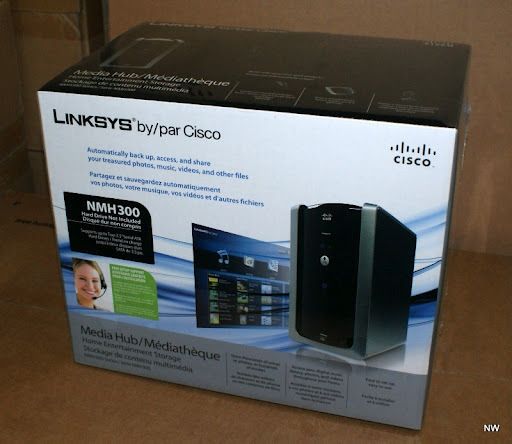 Cisco Linksys NMH300 Gigabit Media Hub Network Storage NEW 