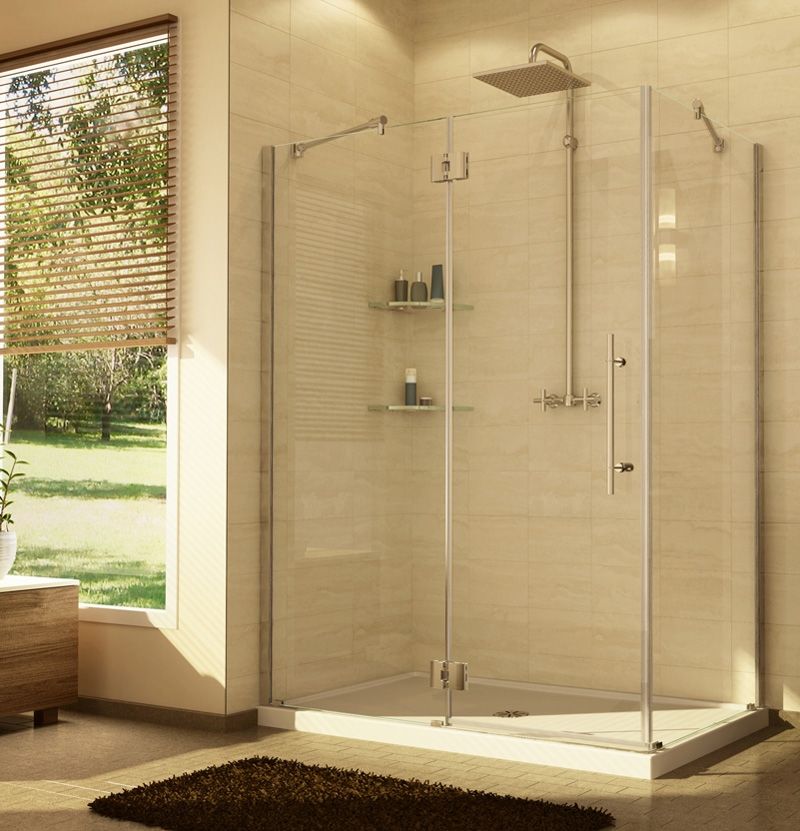 Fleurco In line 60 Shower Door, 36 Return Panel  