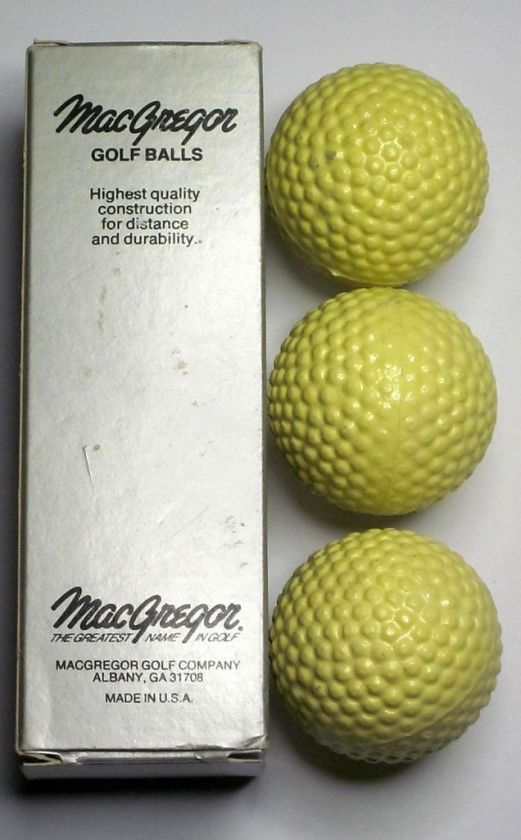 SLEEVE Three Golf Balls Bramble Style CAYMAN Yellow  