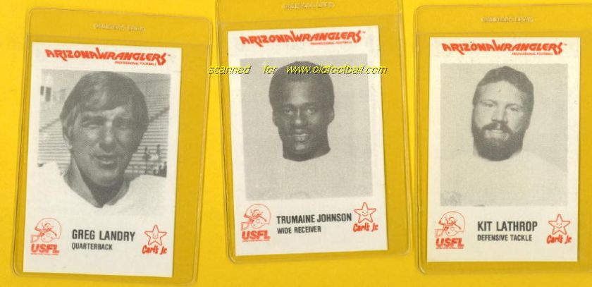 1984 Arizona Wranglers, TRUMAINE JOHNSON, Grambling  