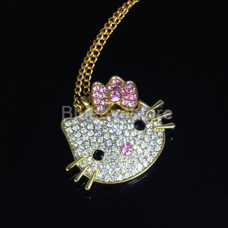 16GB Swarovski HelloKitty USB Flash Memory Pen Drive  