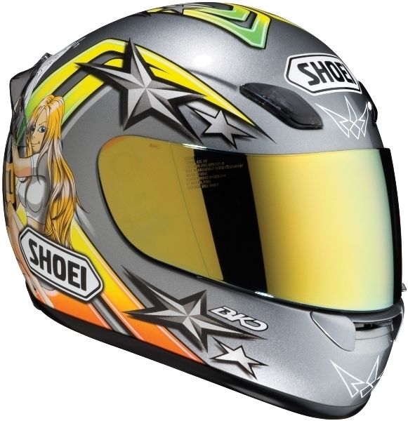 SHOEI HELMET X 11 RF 1000 SHIELD CX 1V GOLD MIRROR  