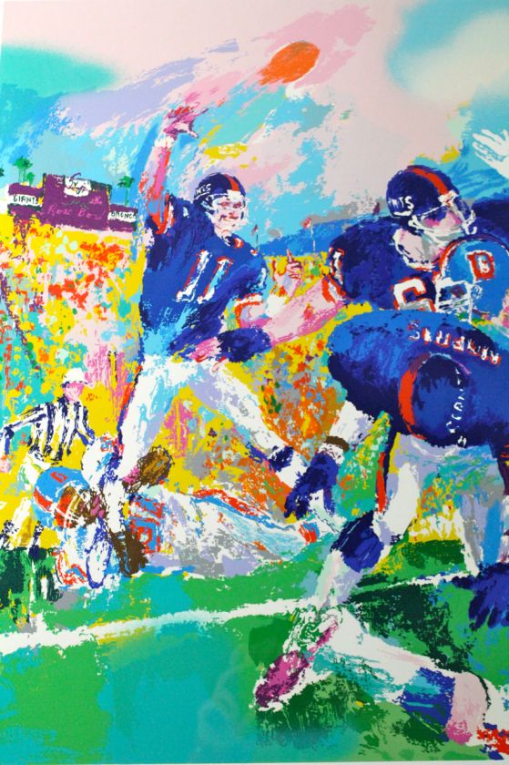 NY Giants Denver Broncos Classic By Leroy Nieman Thumbnail Image