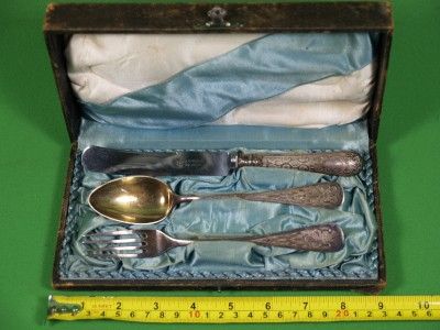 IMPERIAL RUSSIAN SILVER 84 STERLING KNIFE SPOON FORK US  