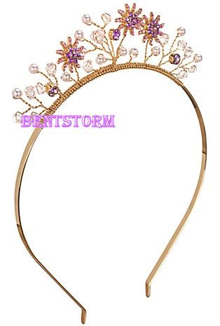  TANGLED RAPUNZEL GOLDEN TRESSES BEAUTY SET BRAID TIARA 