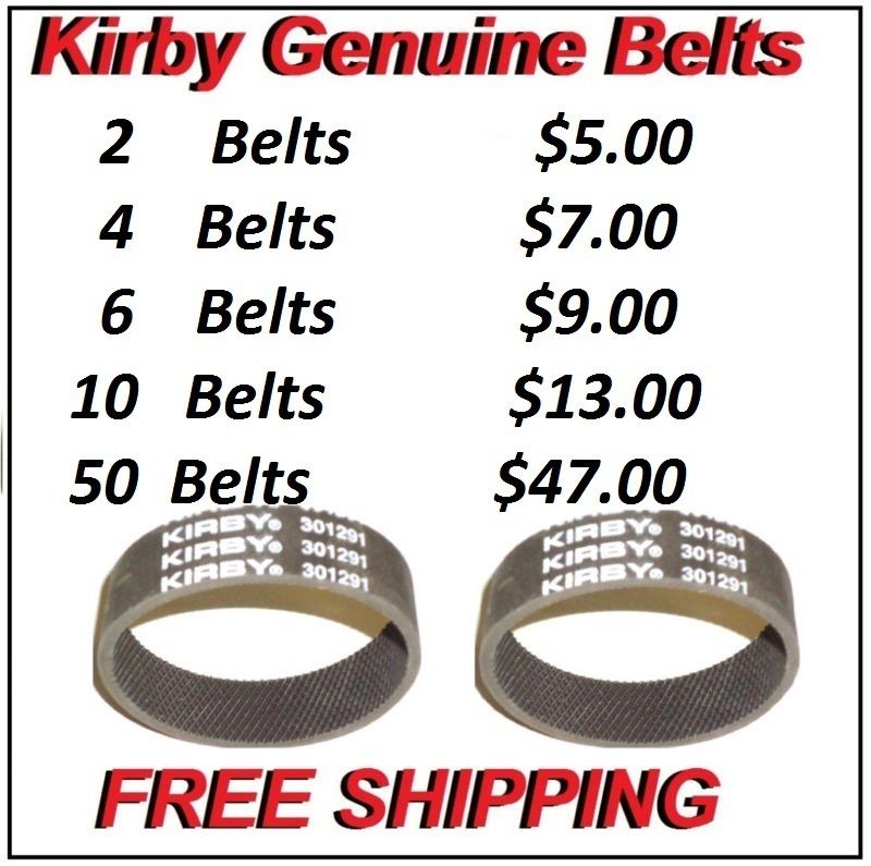 Kirby Vacuum Belts Sentria Ultimate Diamond G6 G5 G4 G3  