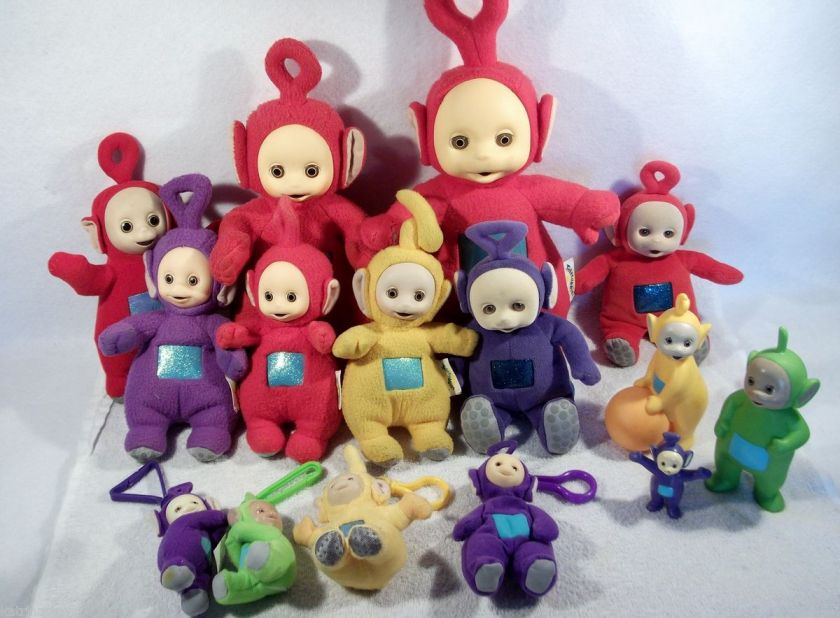 Large lot of Teletubbies plush toys dolls Po La Dipsy A  