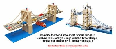 LEGO ** BROOKLYN BRIDGE ** (FOR 3450 STATUE OF LIBERTY, CREATOR, CITY 