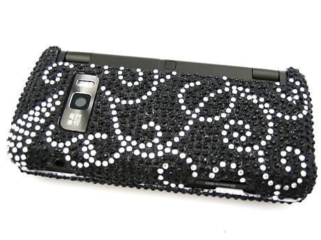   DIAMOND BLING CRYSTAL FACEPLATE CASE COVER LG ENV TOUCH VX11000  