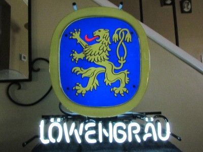 Lowenbrau Lion Emblem Logo Neon Sign Beer Bar Light NEW  