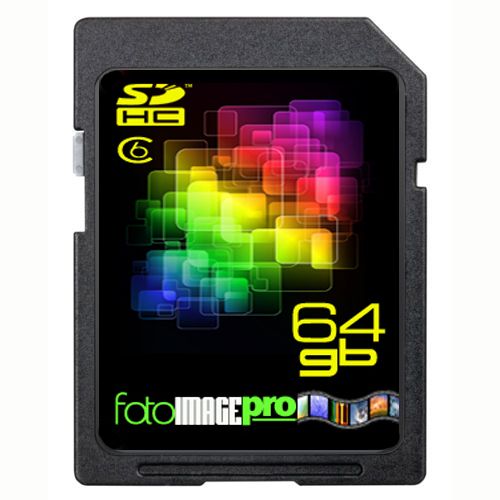 64 GB SDHC MEMORY CARD IMAGE PRO  