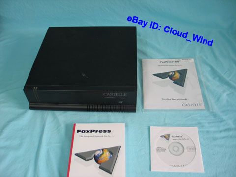 CASTELLE FAXPRESS 5000 4 line FAX SERVER, 8.x WIN2003  